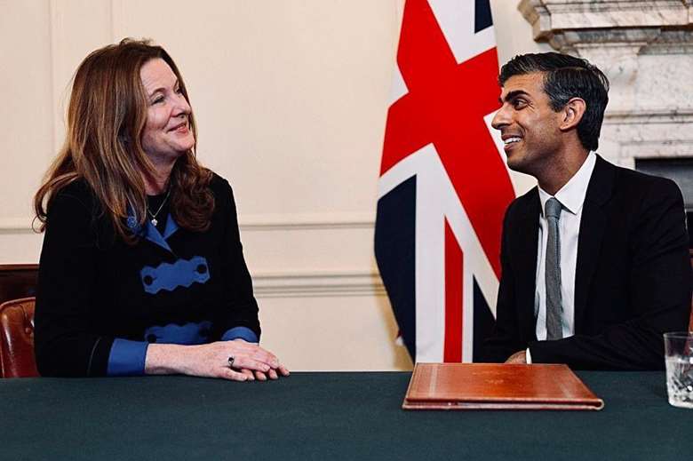 Gillian Keegan has been appointed Secretary of State for Education by new PM Rishi Sunak PHOTO Twitter @educationgovuk