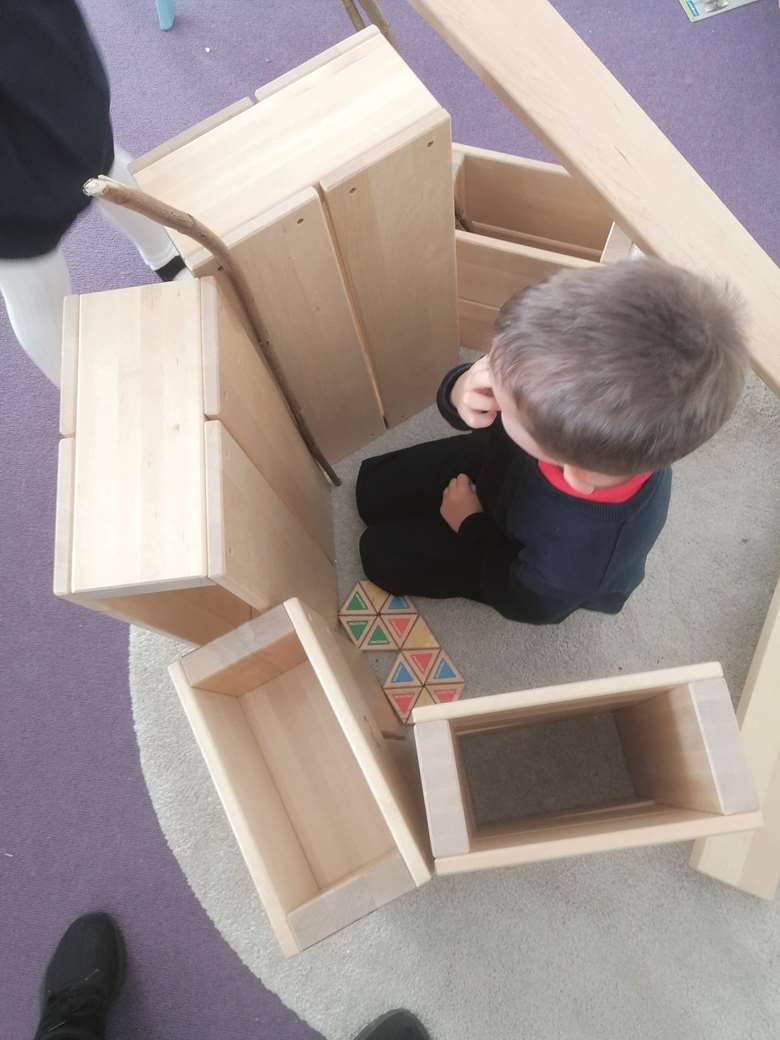 Block play inspires children to try new things.
