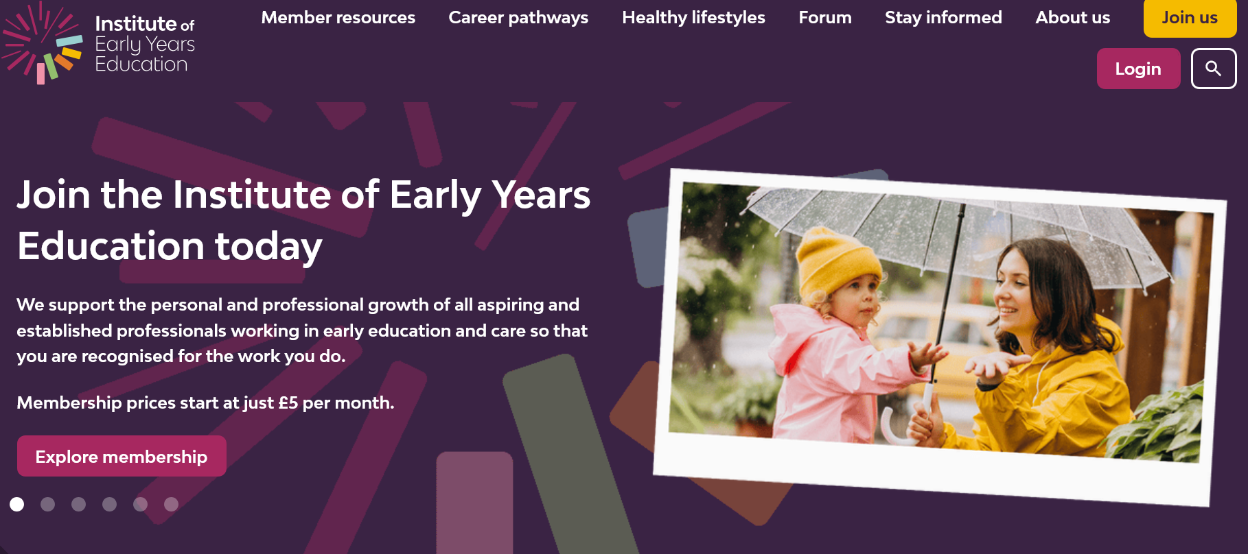 Screenshot 2024 08 28 At 13 58 30 Institute Of Early Years Education Membership In Early Education And Care From Only £5 Per Month